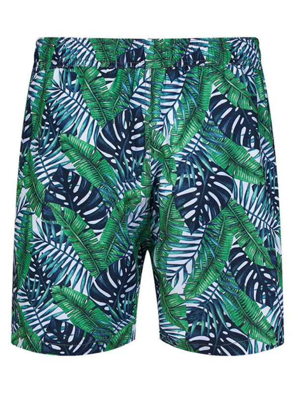 Men's Wonderland Floral Print Vacation Shorts - FashionistaDeal