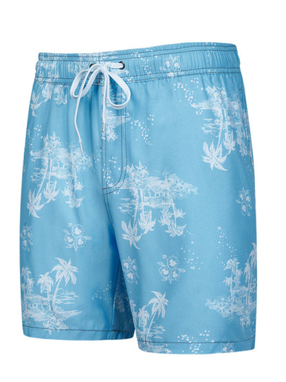 Men's Wonderland Floral Print Vacation Shorts - FashionistaDeal