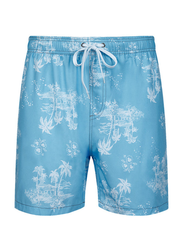 Men's Wonderland Floral Print Vacation Shorts - FashionistaDeal