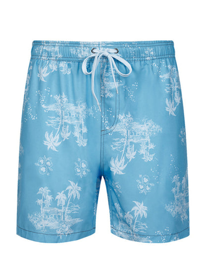 Men's Wonderland Floral Print Vacation Shorts - FashionistaDeal