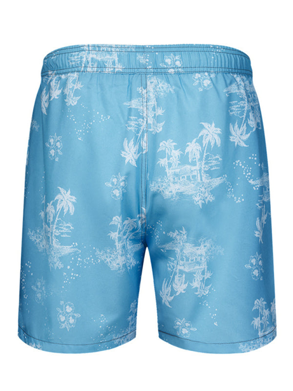 Men's Wonderland Floral Print Vacation Shorts - FashionistaDeal