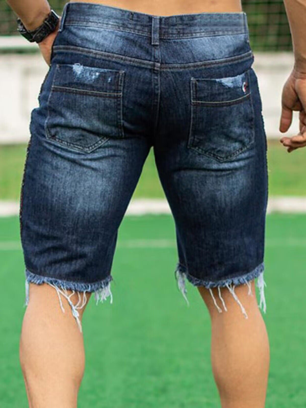 Men's Chopper Ripped Denim Shorts - FashionistaDeal