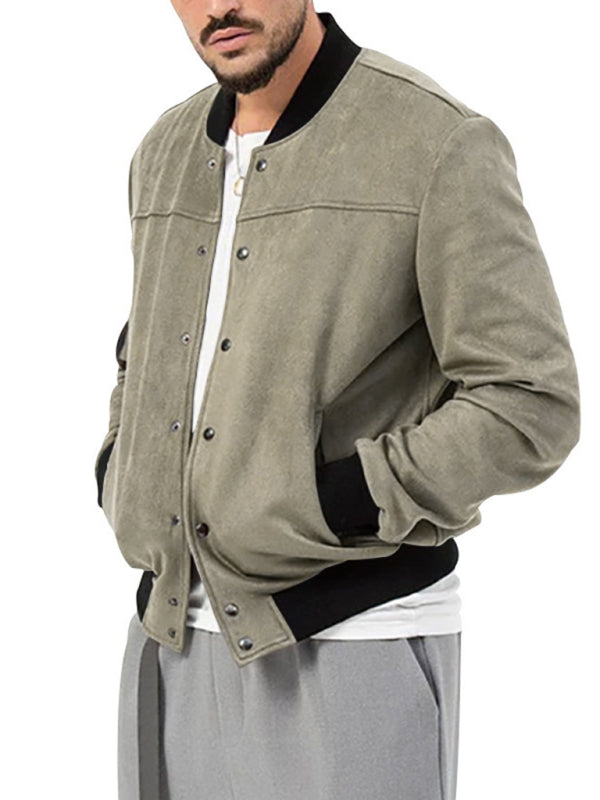 Men's new long sleeve casual cardigan jacket - FashionistaDeal