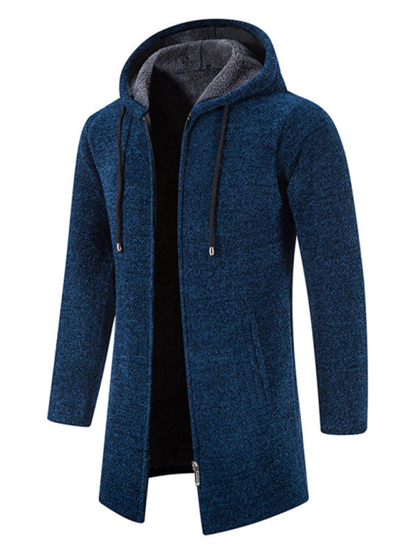 Men's casual zipper hooded cardigan - FashionistaDeal