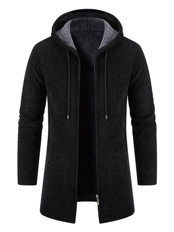 Men's casual zipper hooded cardigan - FashionistaDeal