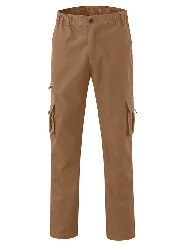 Men's Casual Multi-Pocket Loose Straight Cargo Pants - FashionistaDeal