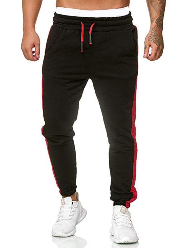 Men's sports color block casual trousers - FashionistaDeal