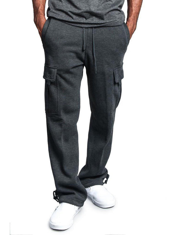 Men's retro casual leggings trousers, men's overalls - FashionistaDeal