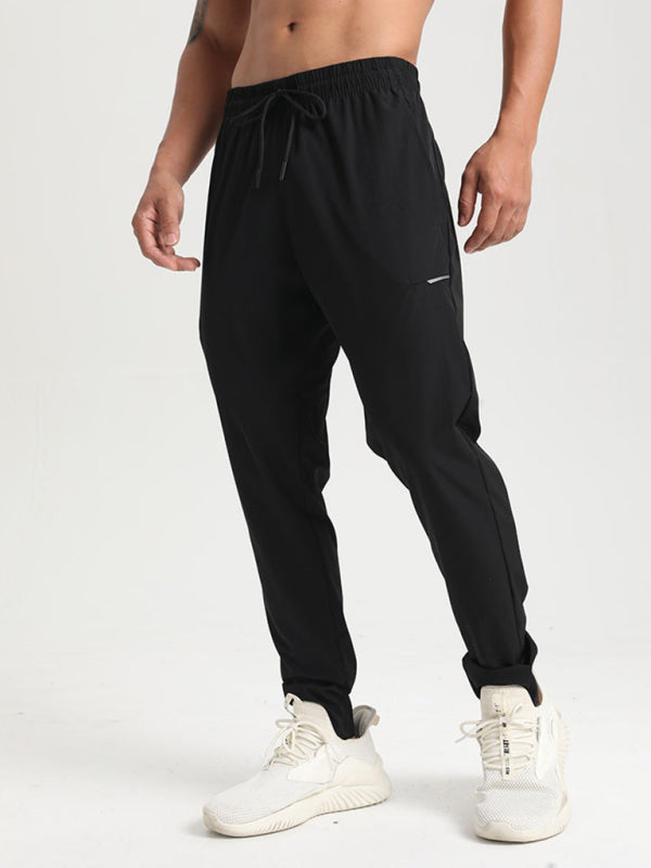 Men's quick-drying elastic outdoor casual running fitness training trousers - FashionistaDeal