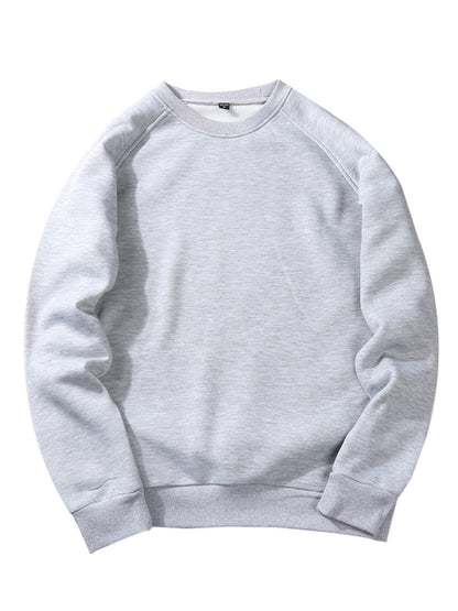 Men's casual raglan sleeve crew neck sweatshirt - FashionistaDeal