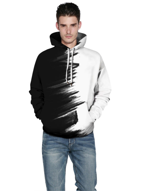 Men's Fashion Casual Digital Print Hoodie - FashionistaDeal