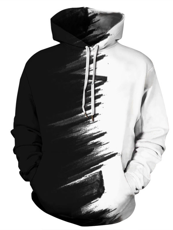 Men's Fashion Casual Digital Print Hoodie - FashionistaDeal