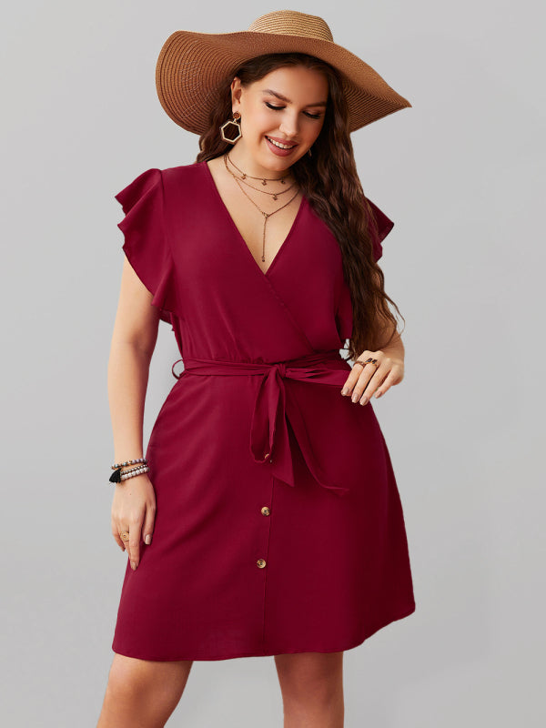 plus size women's fashion loose dress - FashionistaDeal