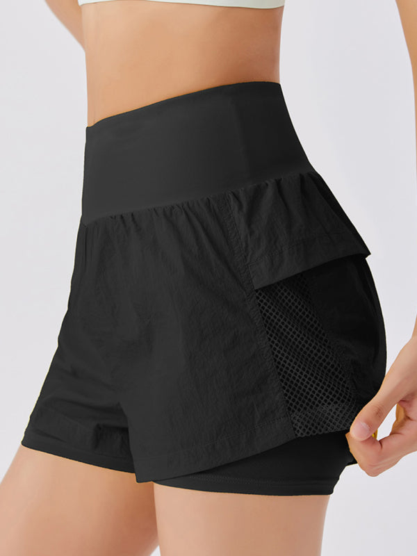 New loose casual breathable fitness yoga quick-drying culottes sports shorts - FashionistaDeal