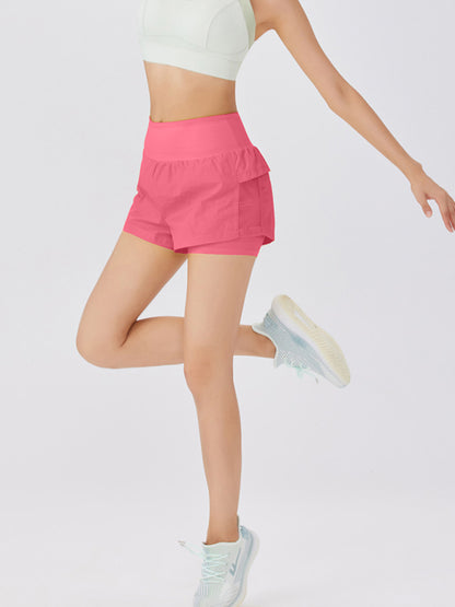 New loose casual breathable fitness yoga quick-drying culottes sports shorts - FashionistaDeal