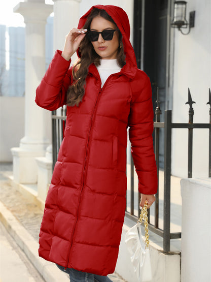 New winter mid-length slim cotton jacket warm down cotton jacket - FashionistaDeal