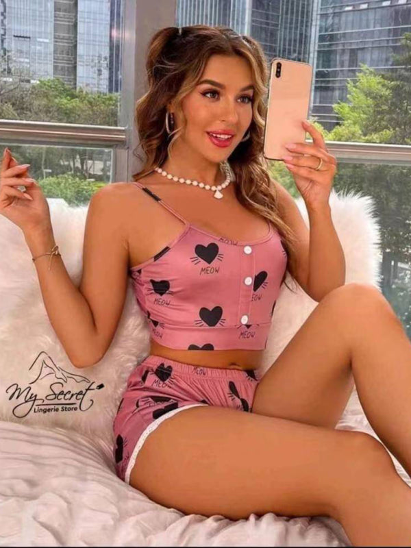 New love sexy lingerie two-piece set - FashionistaDeal