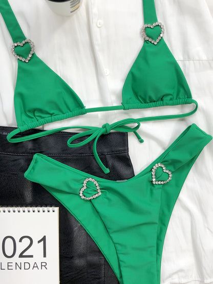 New double-sided sexy love swimsuit bikini - FashionistaDeal