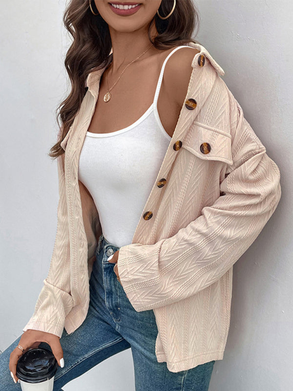 Women's New Lapel Casual Cardigan Jacket - FashionistaDeal