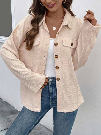 Women's New Lapel Casual Cardigan Jacket - FashionistaDeal