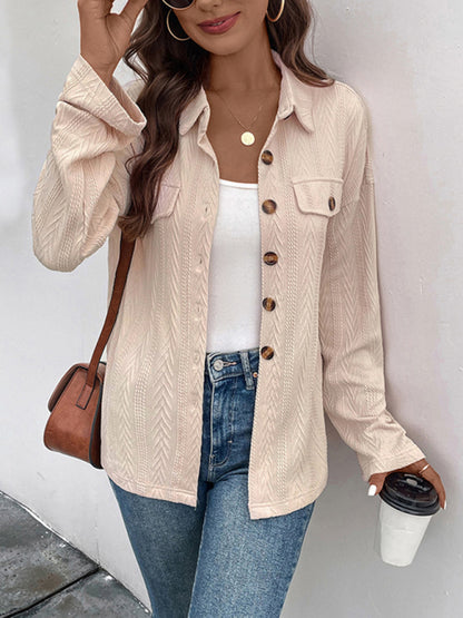 Women's New Lapel Casual Cardigan Jacket - FashionistaDeal