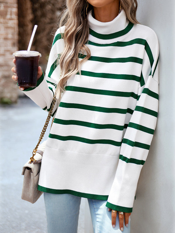 Women's new casual round neck long sleeve knitted sweater - FashionistaDeal