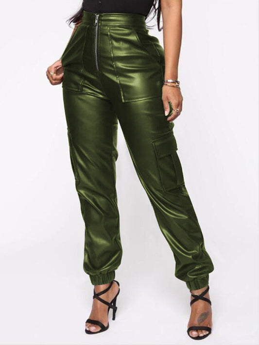 Women's Fashionable Multiple Pocket Cargo Pants - FashionistaDeal