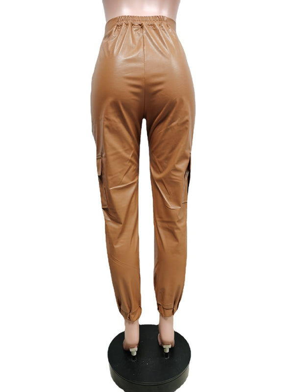 Women's Fashionable Multiple Pocket Cargo Pants - FashionistaDeal