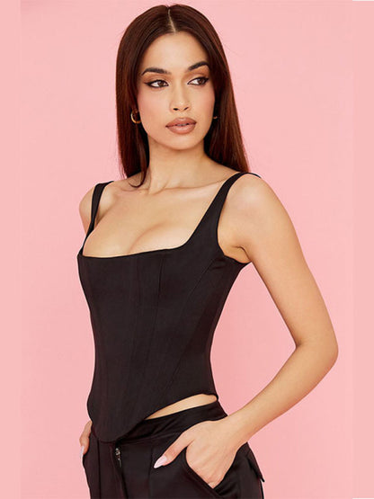 Women's camisole elastic tight vest top - FashionistaDeal