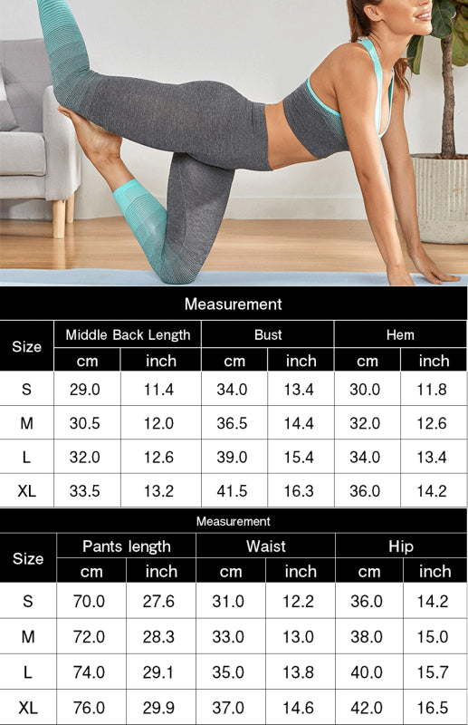 Women's Seamless Breathable Moisture Wicking Bra Yoga Set - FashionistaDeal