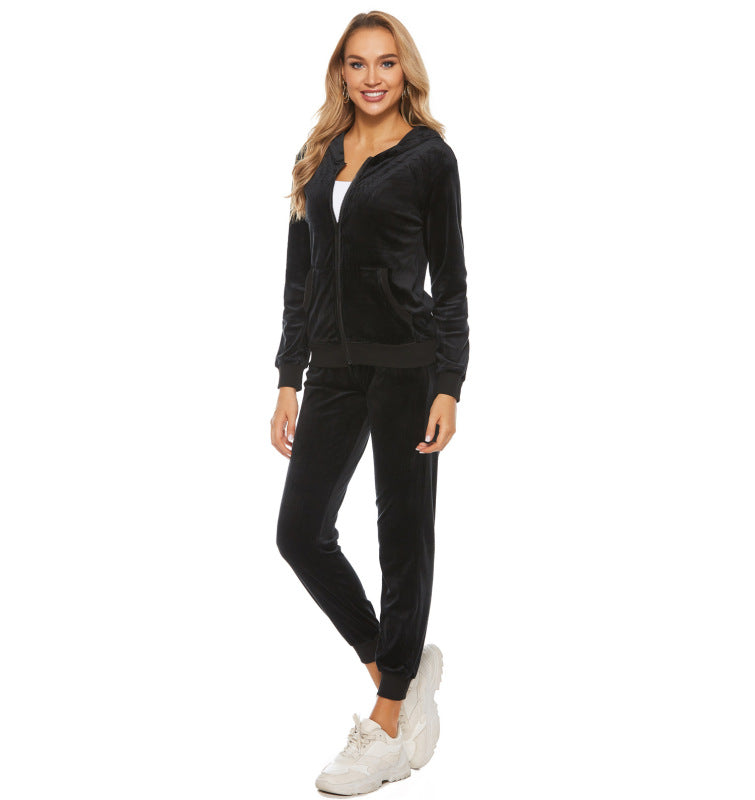 women's casual sweatshirt two piece suit set - FashionistaDeal